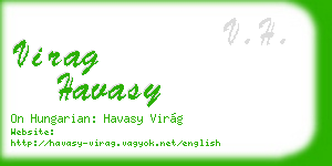 virag havasy business card